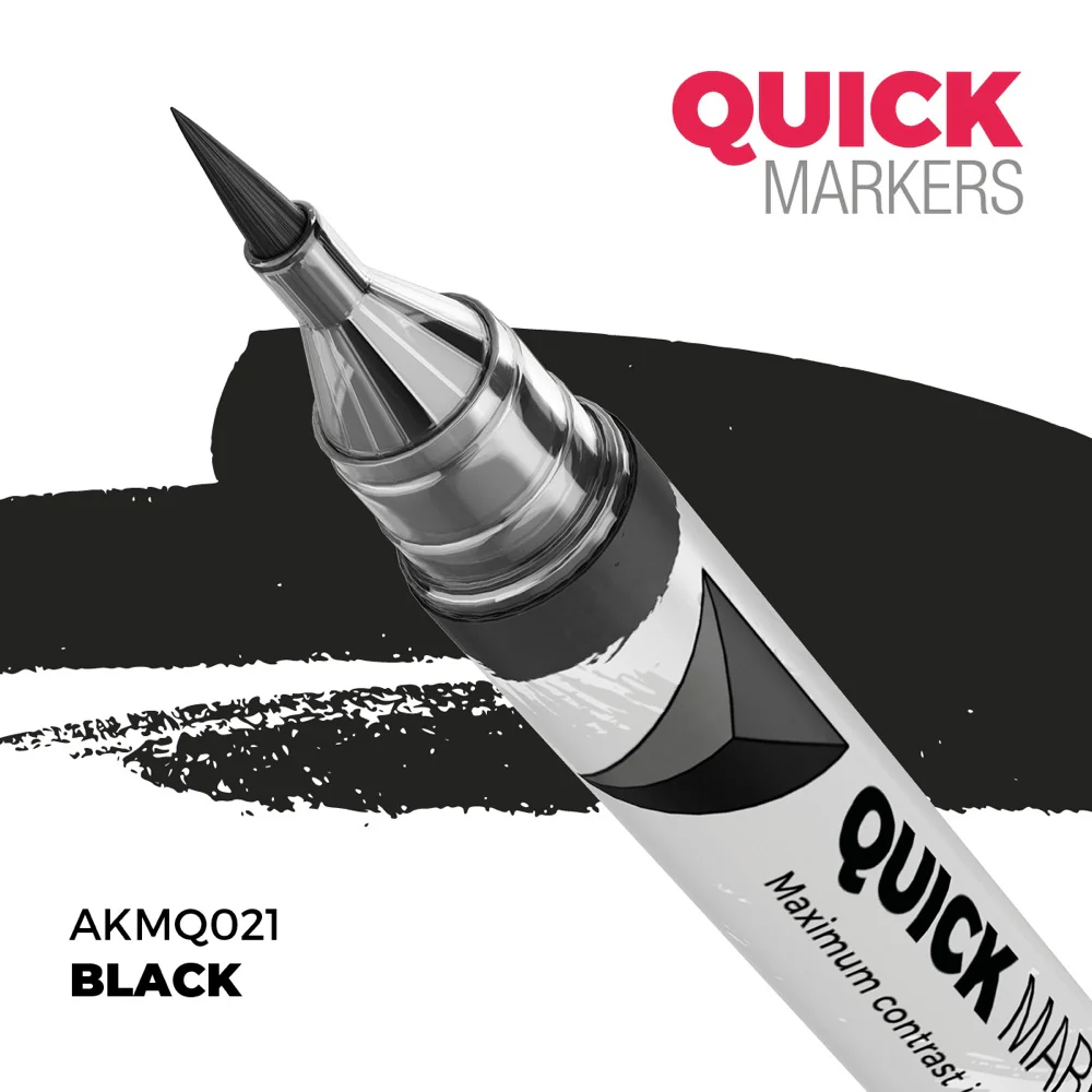 AK Interactive MQ103 Quick Marker Set Humans 5 Colour Set - Image 2