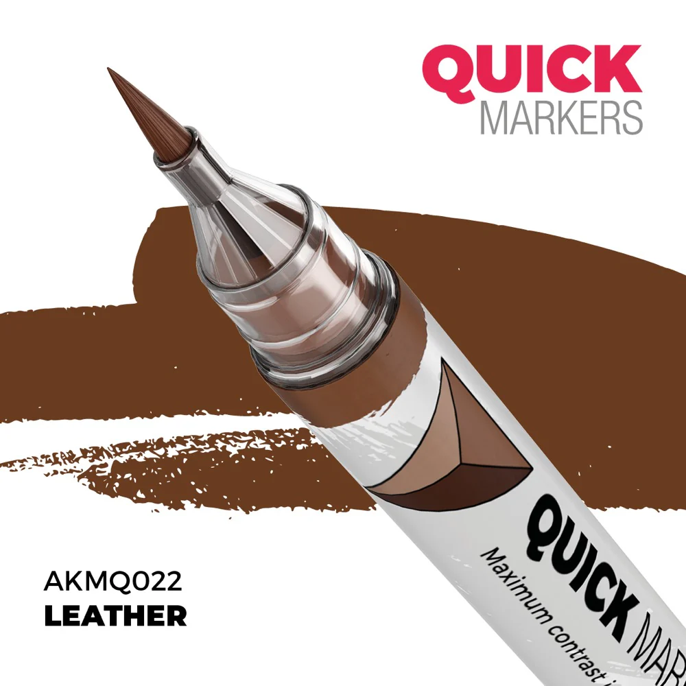 AK Interactive MQ103 Quick Marker Set Humans 5 Colour Set - Image 3