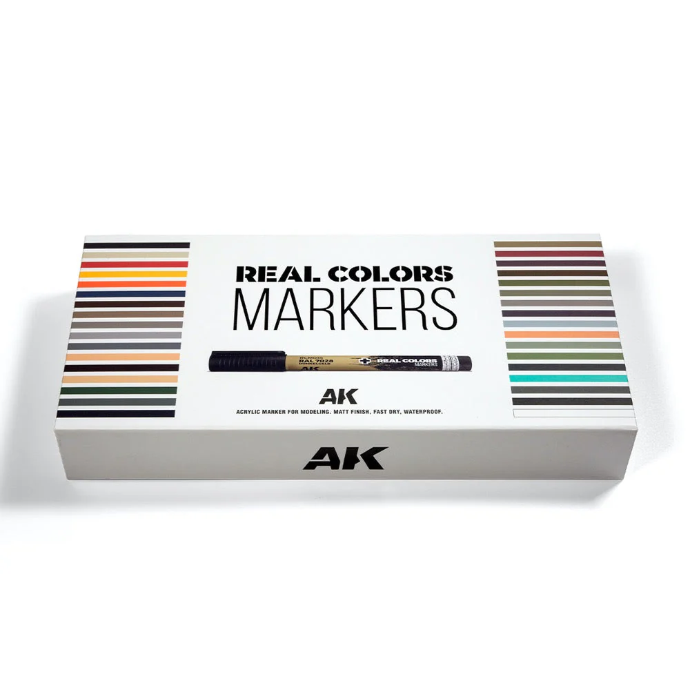 AK interactive RC001 Real Colors Markers Special Box RC Markers (34 units)