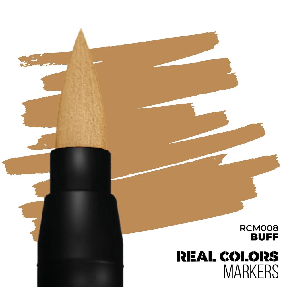 AK interactive RC008 Real Colors Markers Buff - Image 2