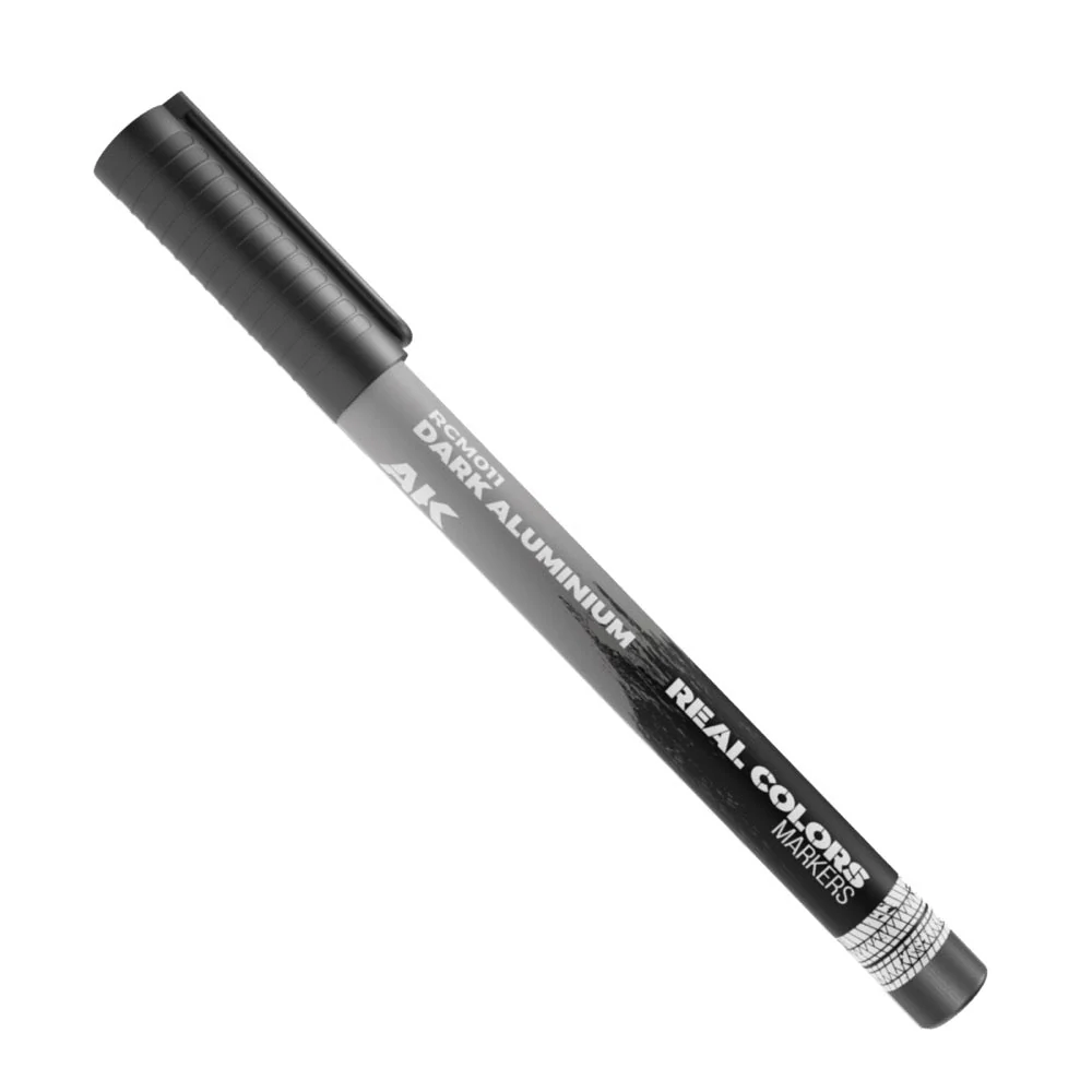 AK interactive RC011 Real Colors Markers Dark Aluminium