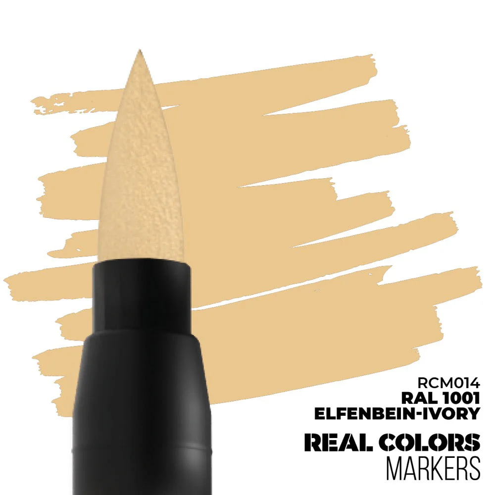 AK interactive RC014 Real Colors Markers RAL 1001 Elfenbein-Ivory - Image 2