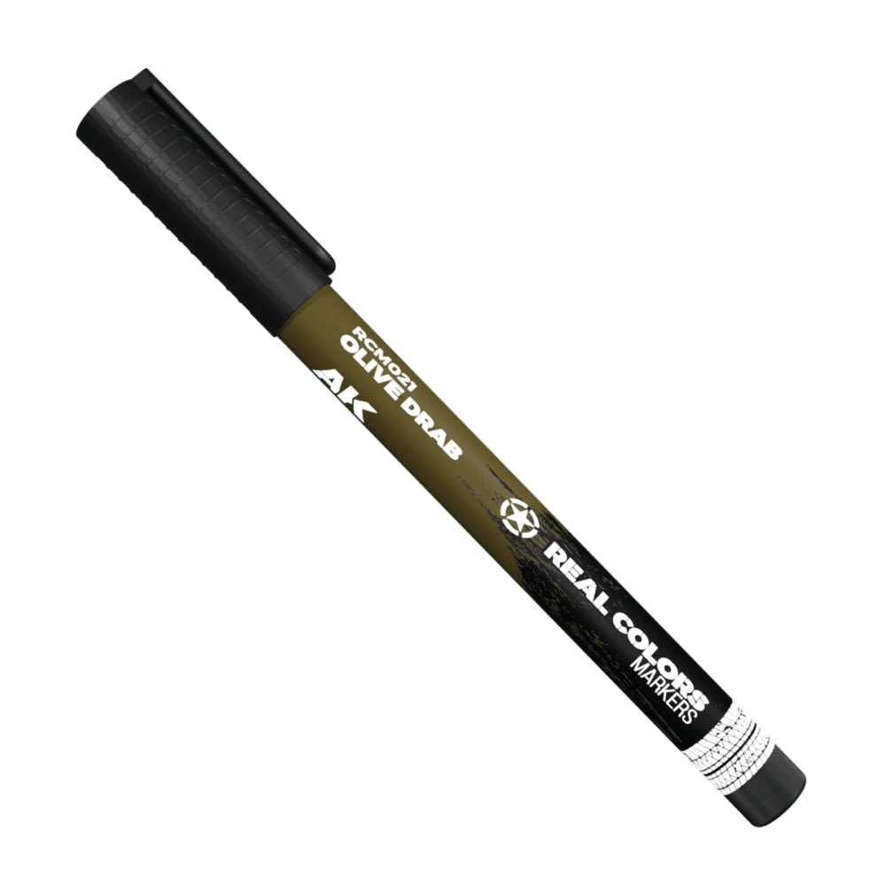 AK interactive RC021 Real Colors Markers Olive Drab