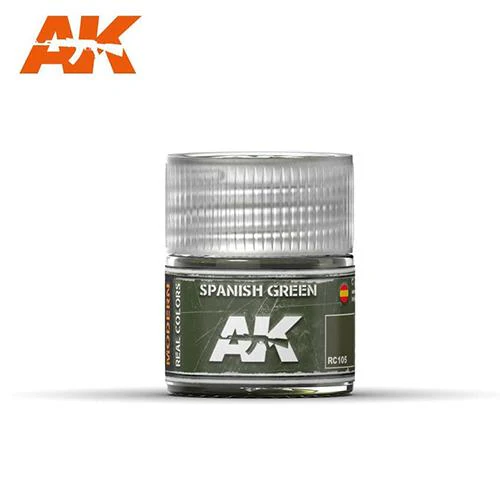 AK Interactive RC105 Real Colors Spanish Green Paint Acrylic Lacquer 10mL*