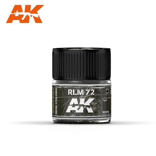 AK Interactive RC276 Real Colors RLM 72 Green (Grun) Paint Acrylic Lacquer 10mL*
