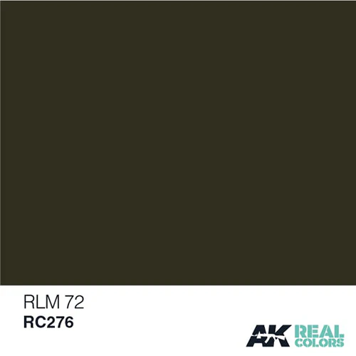 AK Interactive RC276 Real Colors RLM 72 Green (Grun) Paint Acrylic Lacquer 10mL* - Image 2