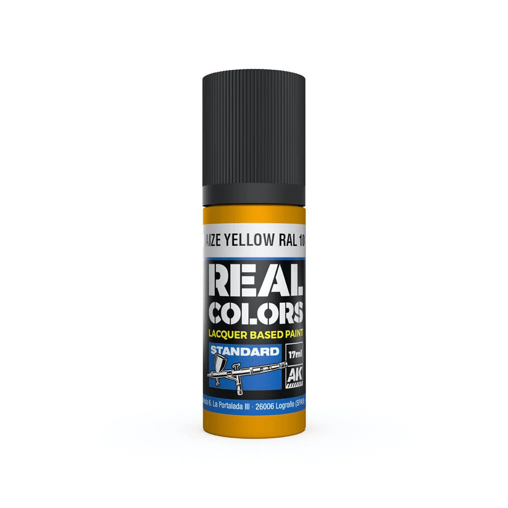 AK Interactive RC813 Real Colors Maize Yellow RAL 1006 17ml Lacquer Paint