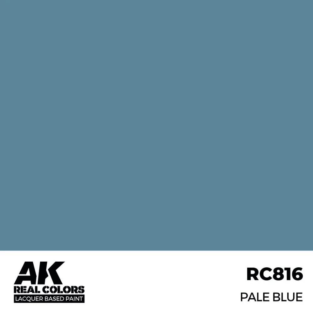 AK Interactive RC816 Real Colors Pale Blue 17ml Lacquer Paint - Image 2