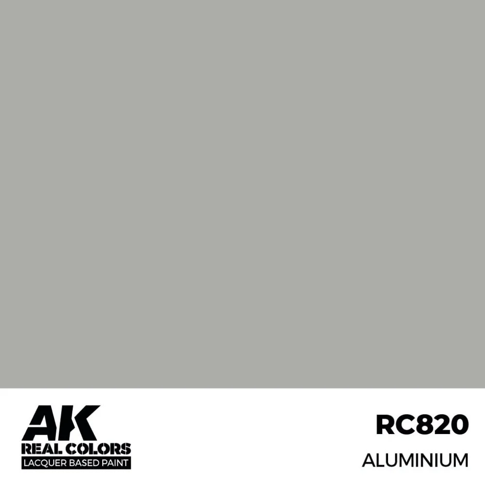 AK Interactive RC820 Real Colors Aluminium 17ml Lacquer Paint - Image 2