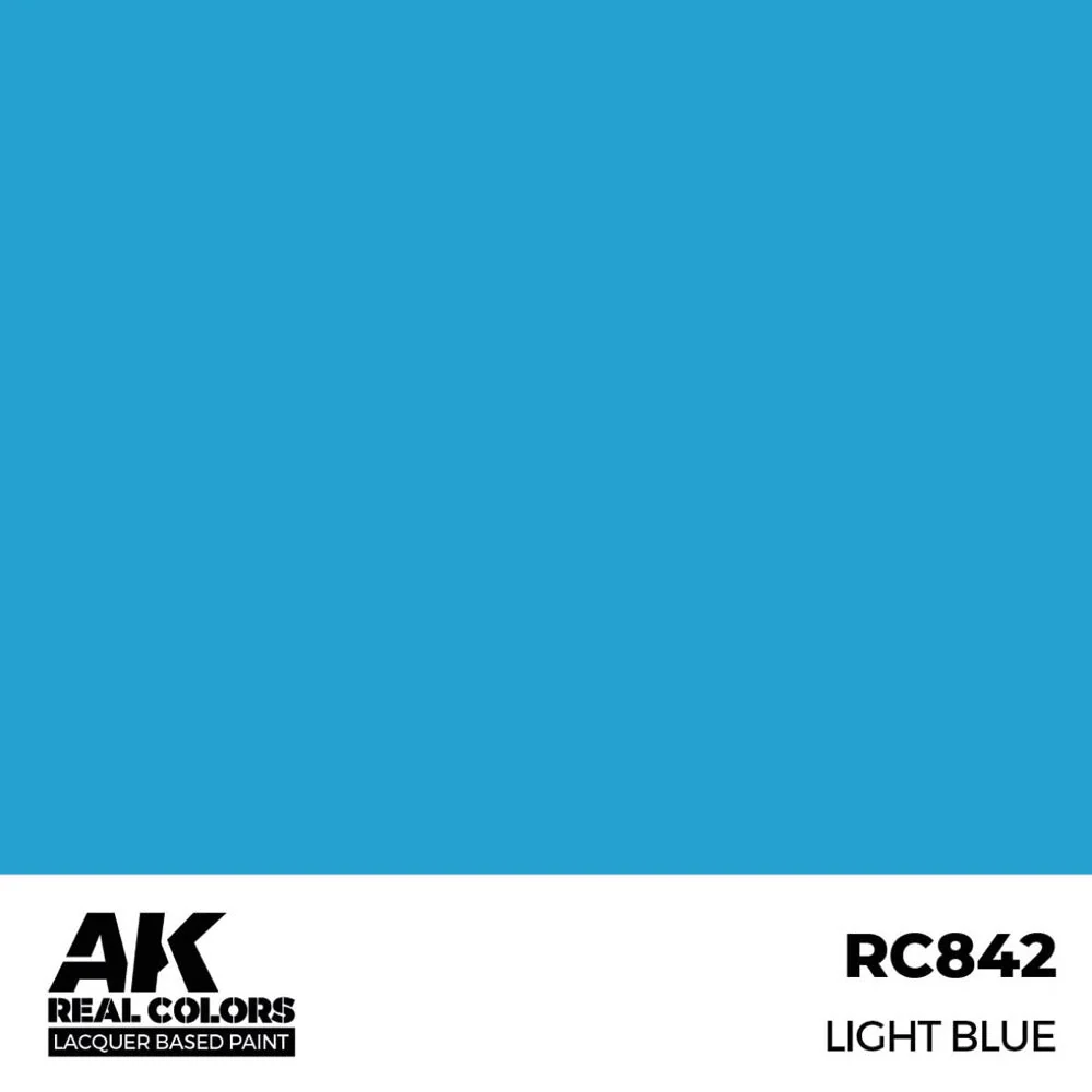 AK Interactive RC842 Real Colors Light Blue 17ml Lacquer Paint - Image 2