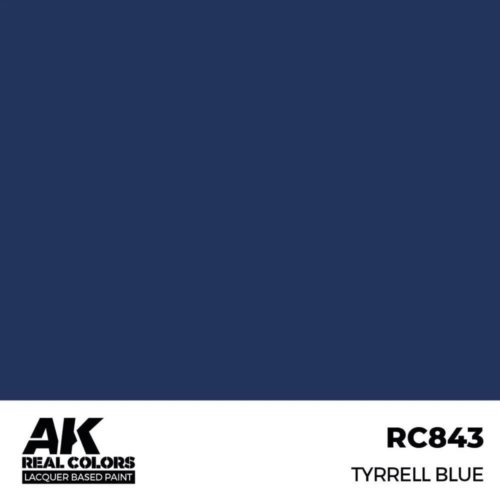 AK Interactive RC843 Real Colors Tyrrell Blue 17ml Lacquer Paint - Image 2