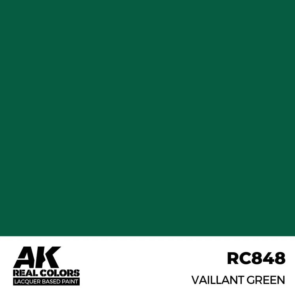 AK Interactive RC848 Real Colors Vaillant Green 17ml Lacquer Paint - Image 2