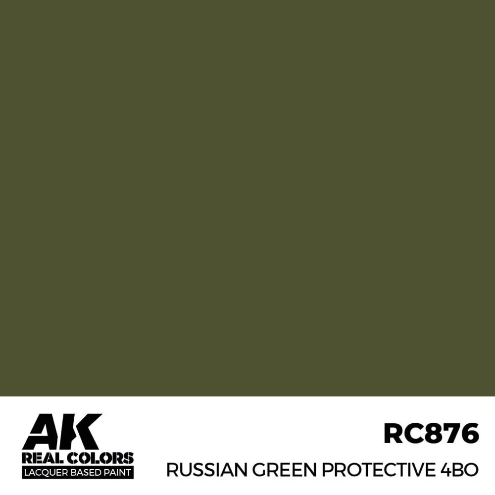 AK Interactive RC876 Real Colors Russian Green Protective 4BO 17ml Lacquer Paint - Image 2