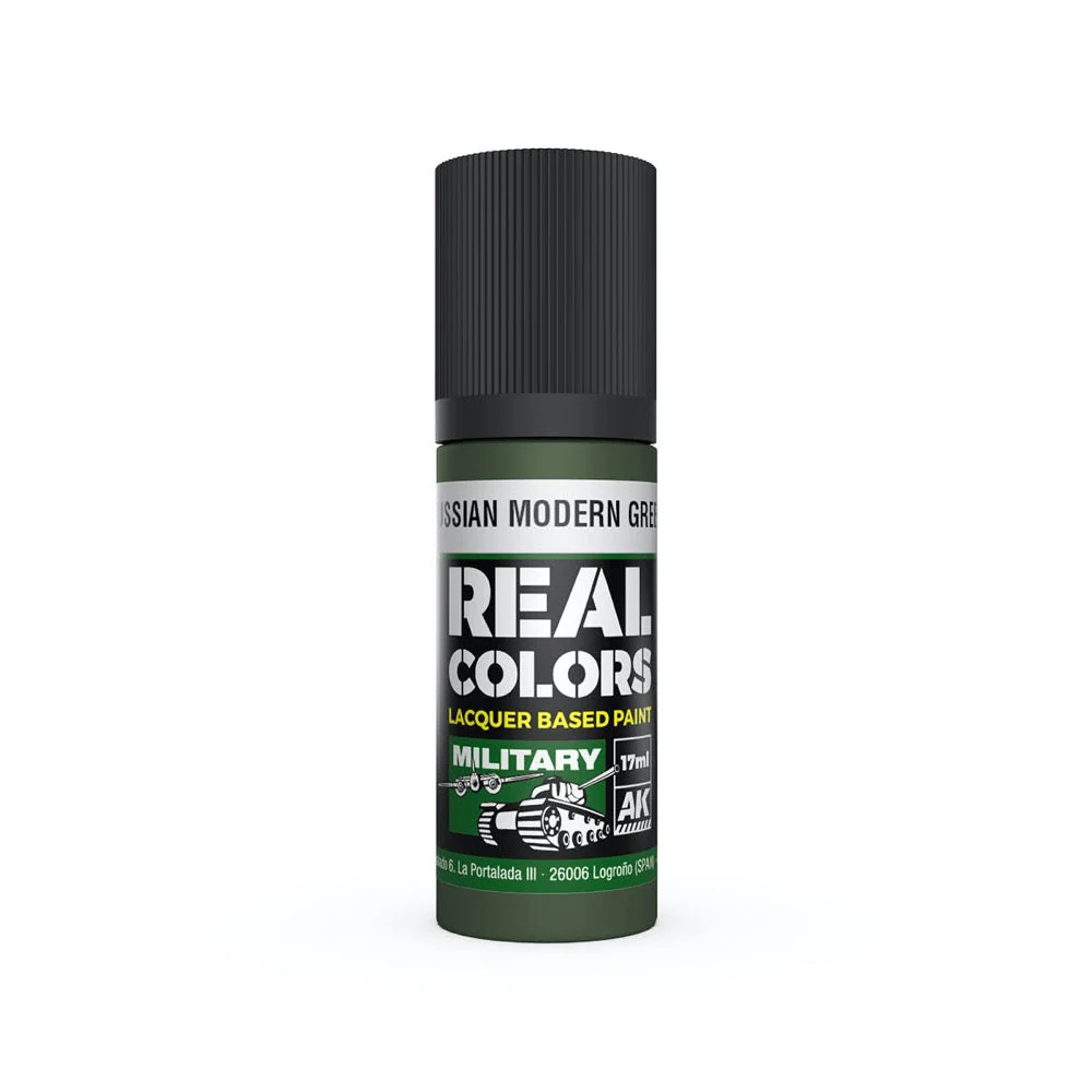 AK Interactive RC877 Real Colors Russian Modern Green 17ml Lacquer Paint