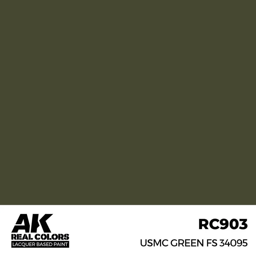 AK Interactive RC903 Real Colors USMC Green FS 34095 17ml Lacquer Paint - Image 2