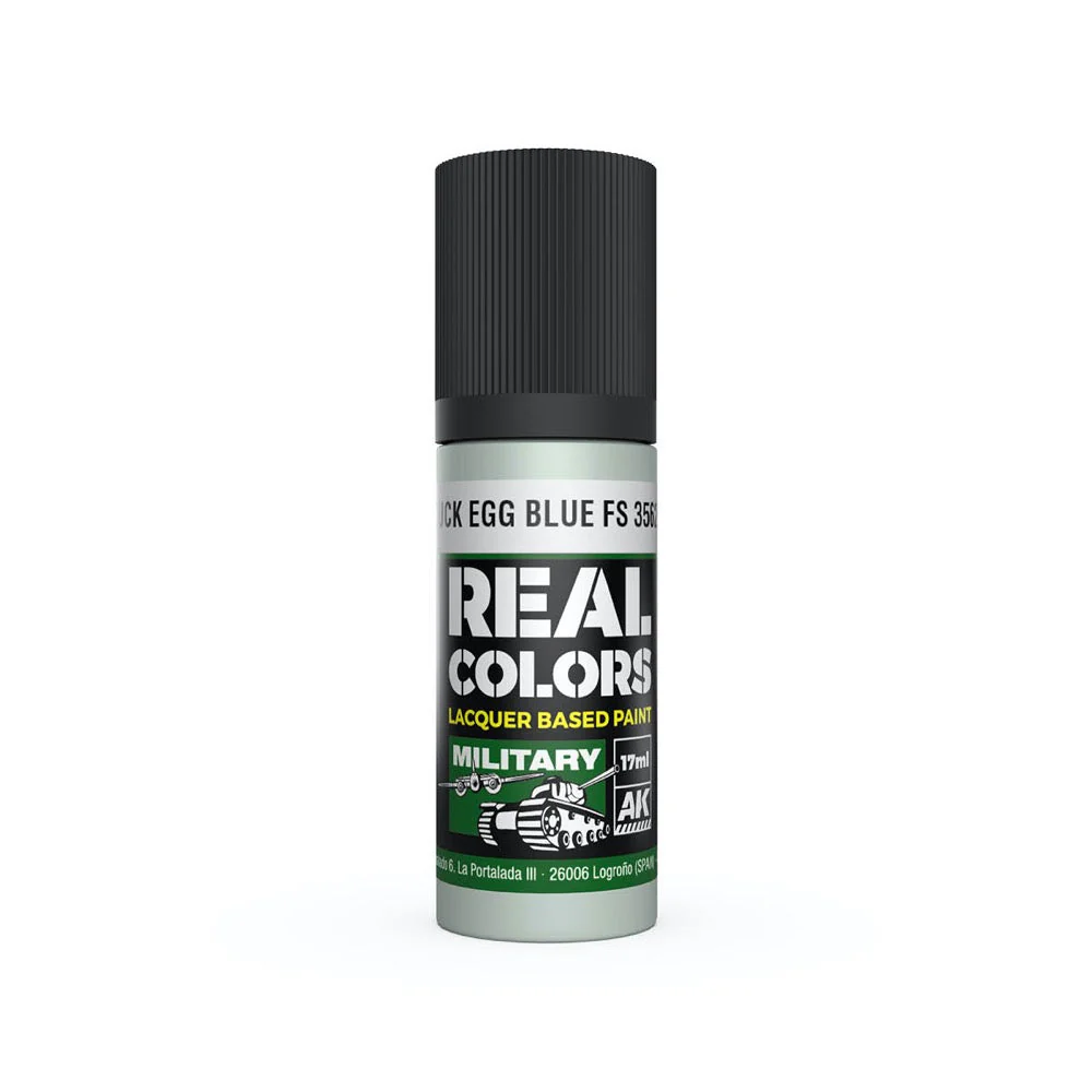 AK Interactive RC911 Real Colors Duck Egg Blue FS 35622 17ml Lacquer Paint