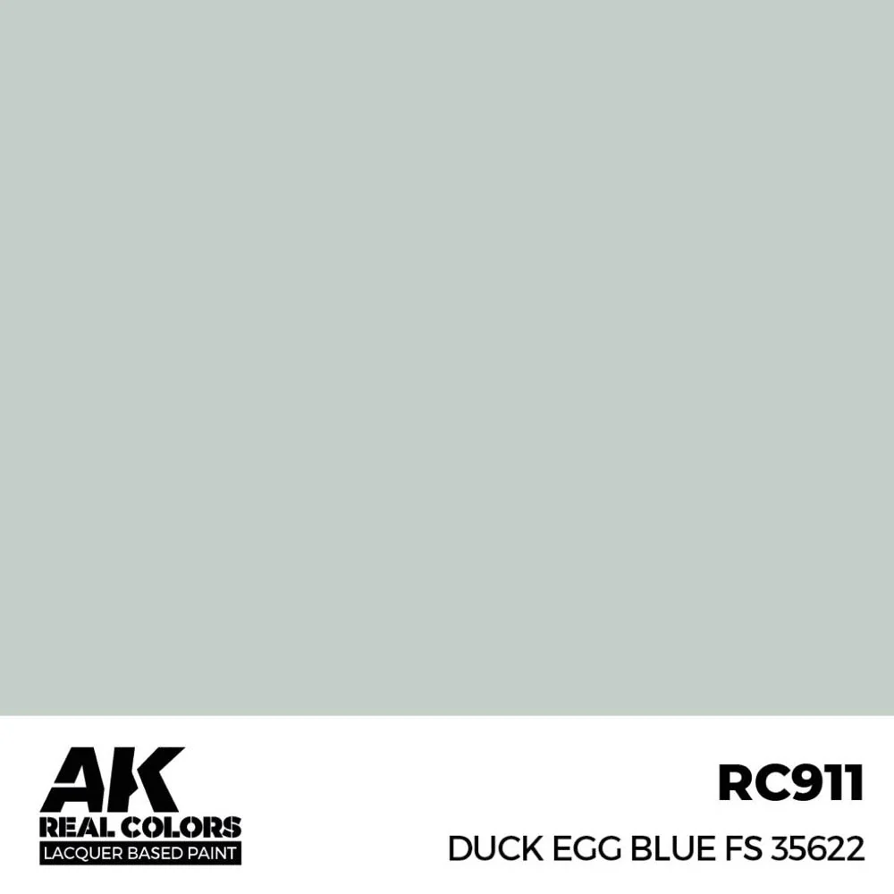 AK Interactive RC911 Real Colors Duck Egg Blue FS 35622 17ml Lacquer Paint - Image 2