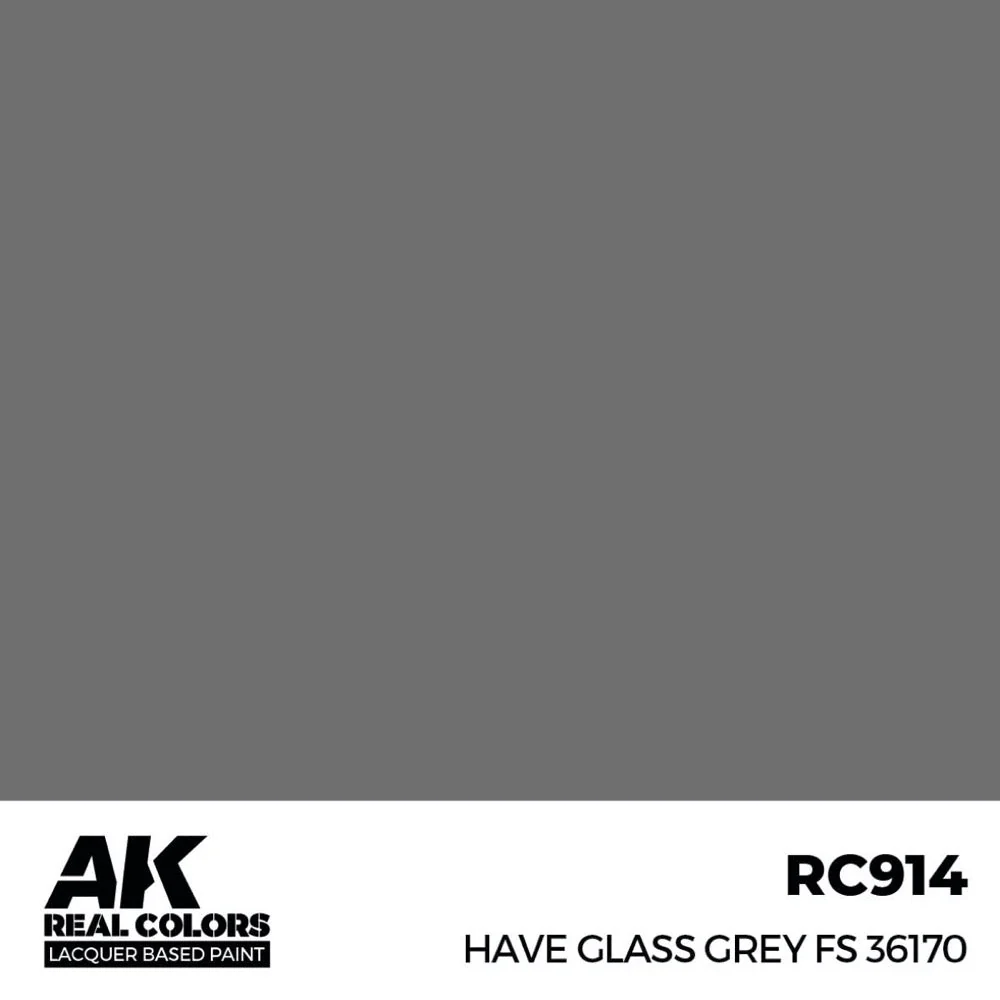 AK Interactive RC914 Real Colors Have Glass Grey FS 36170 17ml Lacquer Paint - Image 2