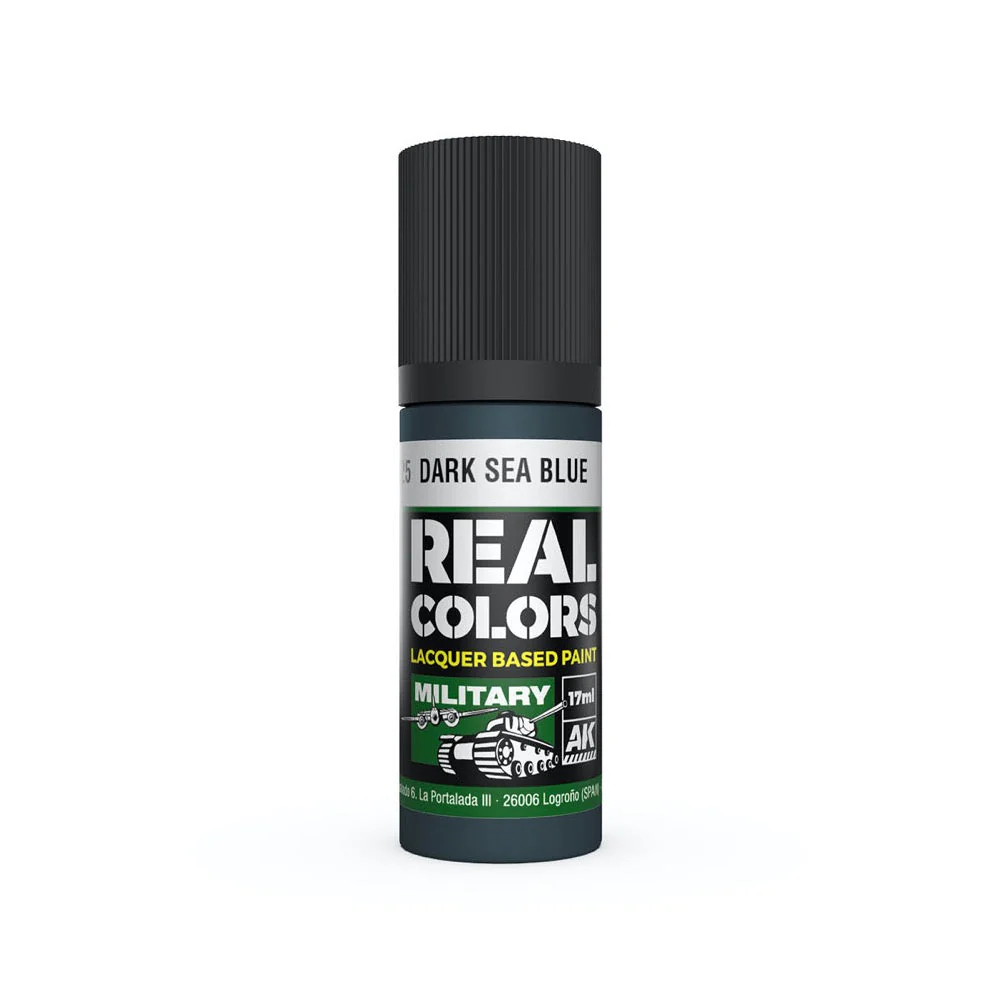 AK Interactive RC925 Real Colors Dark Sea Blue 17ml Lacquer Paint