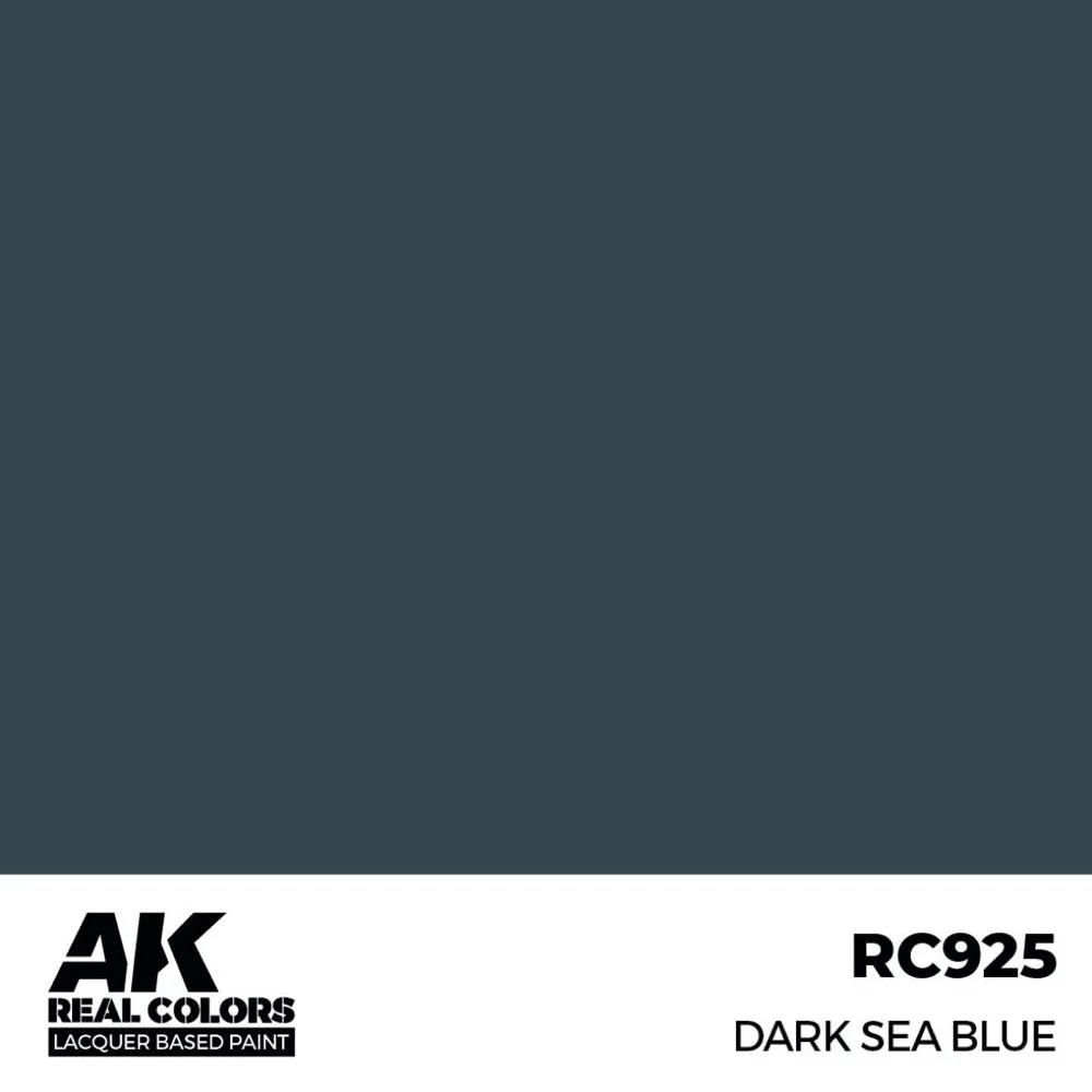 AK Interactive RC925 Real Colors Dark Sea Blue 17ml Lacquer Paint - Image 2