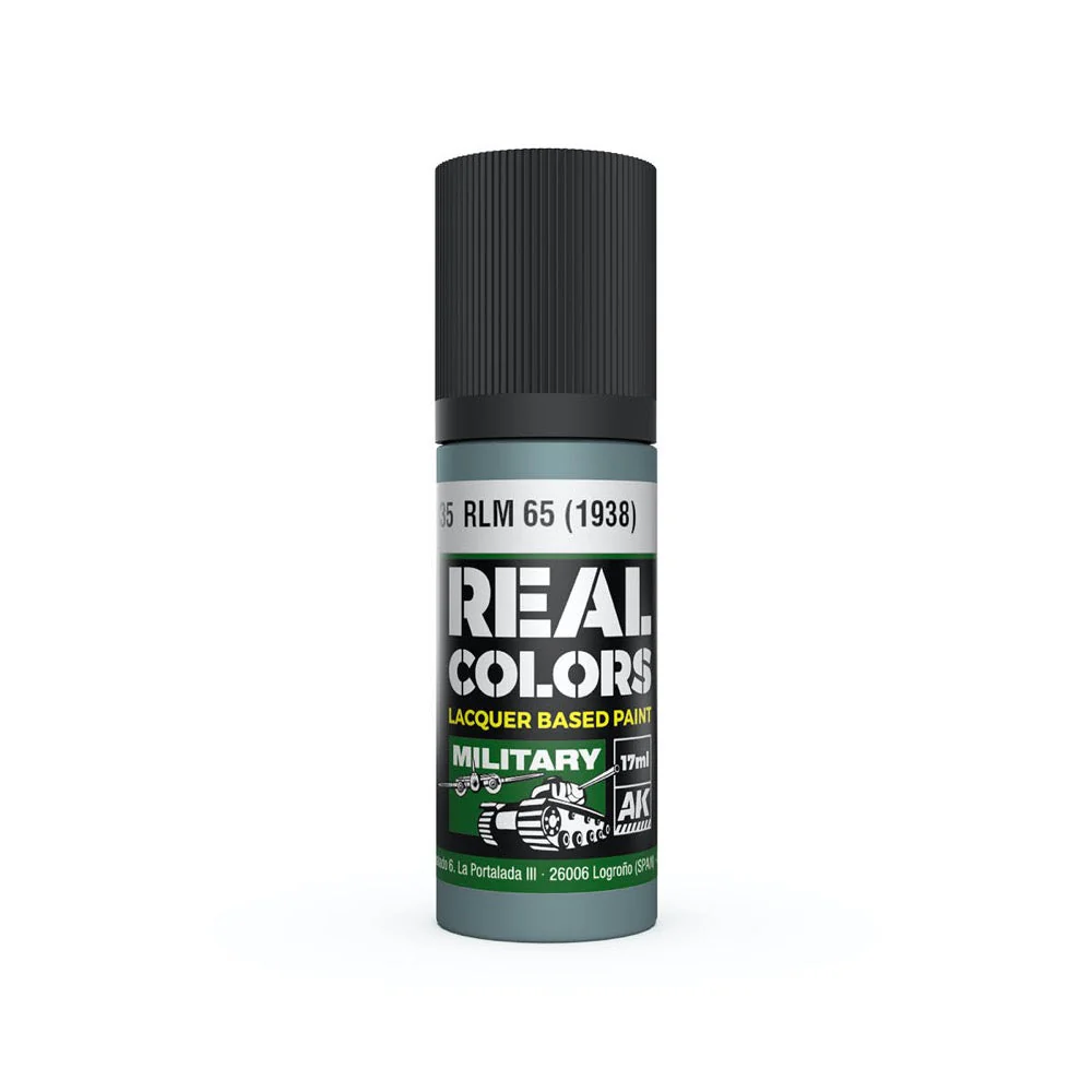 AK Interactive RC935 Real Colors RLM 65 1938 17ml Lacquer Paint