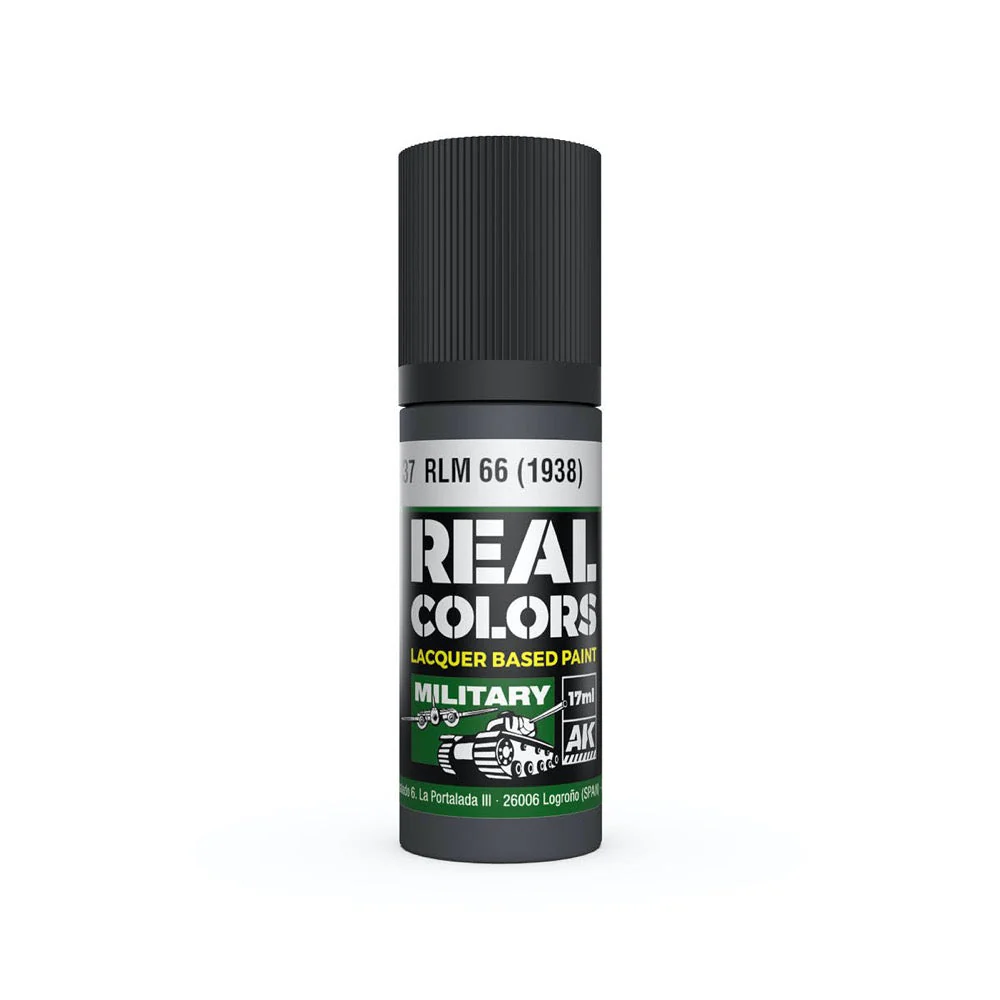 AK Interactive RC937 Real Colors RLM 66 1938 17ml Lacquer Paint