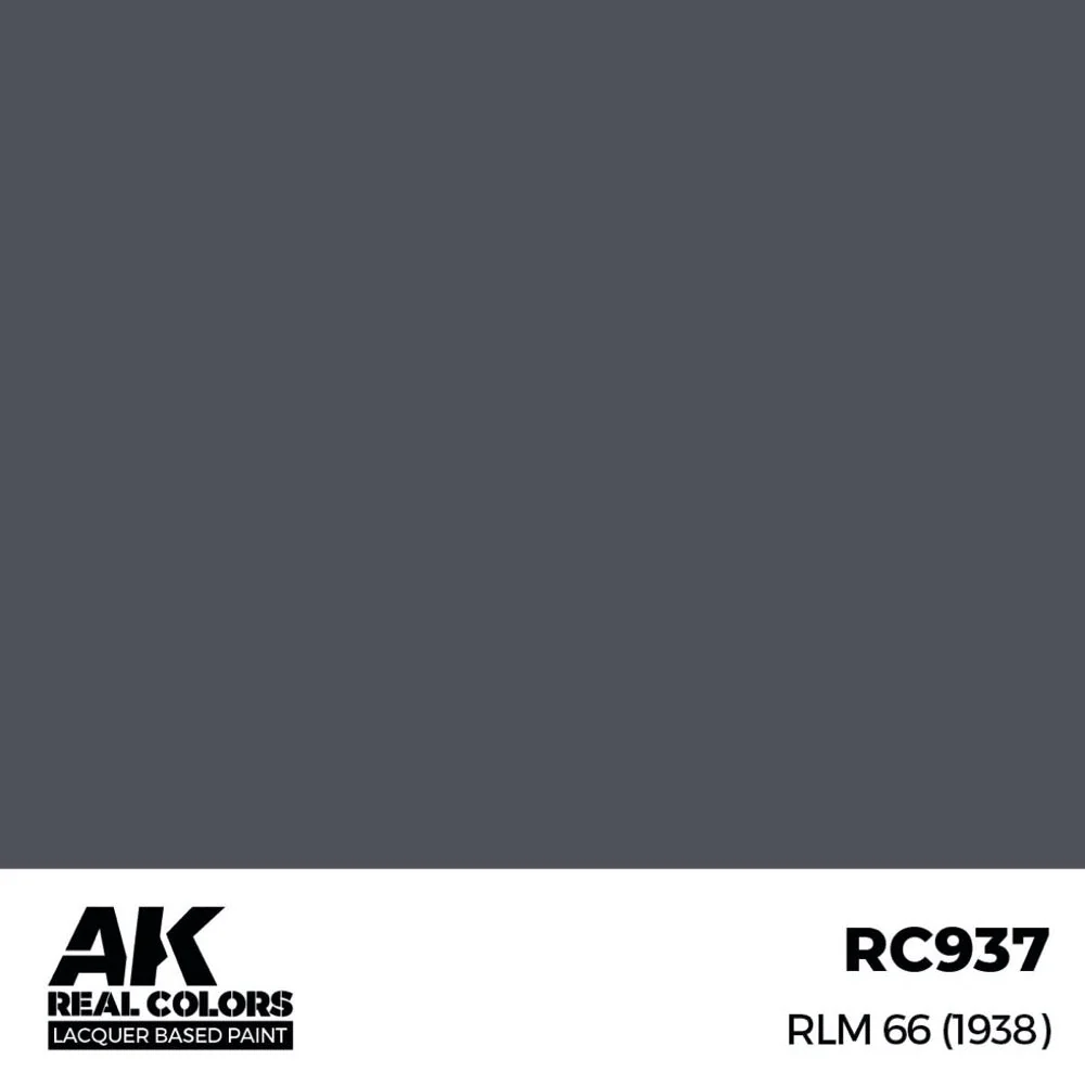 AK Interactive RC937 Real Colors RLM 66 1938 17ml Lacquer Paint - Image 2