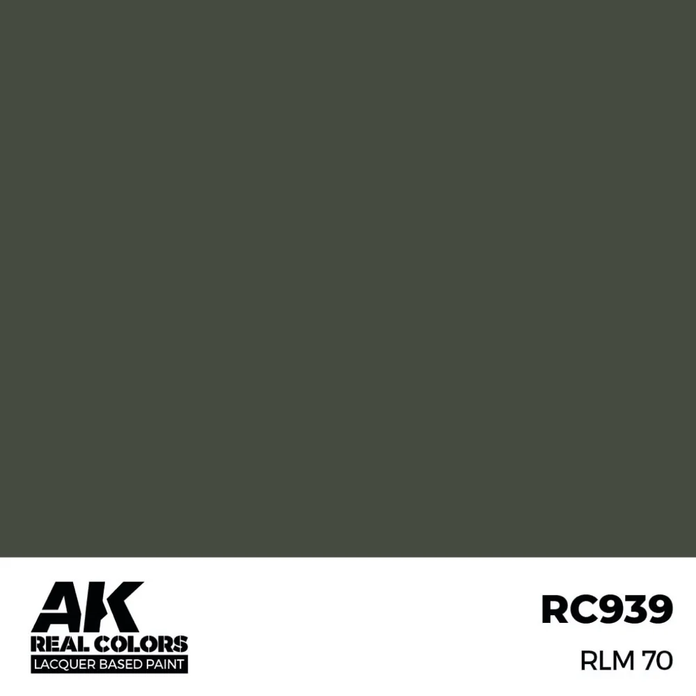 AK Interactive RC939 Real Colors RLM 70 17ml Lacquer Paint - Image 2