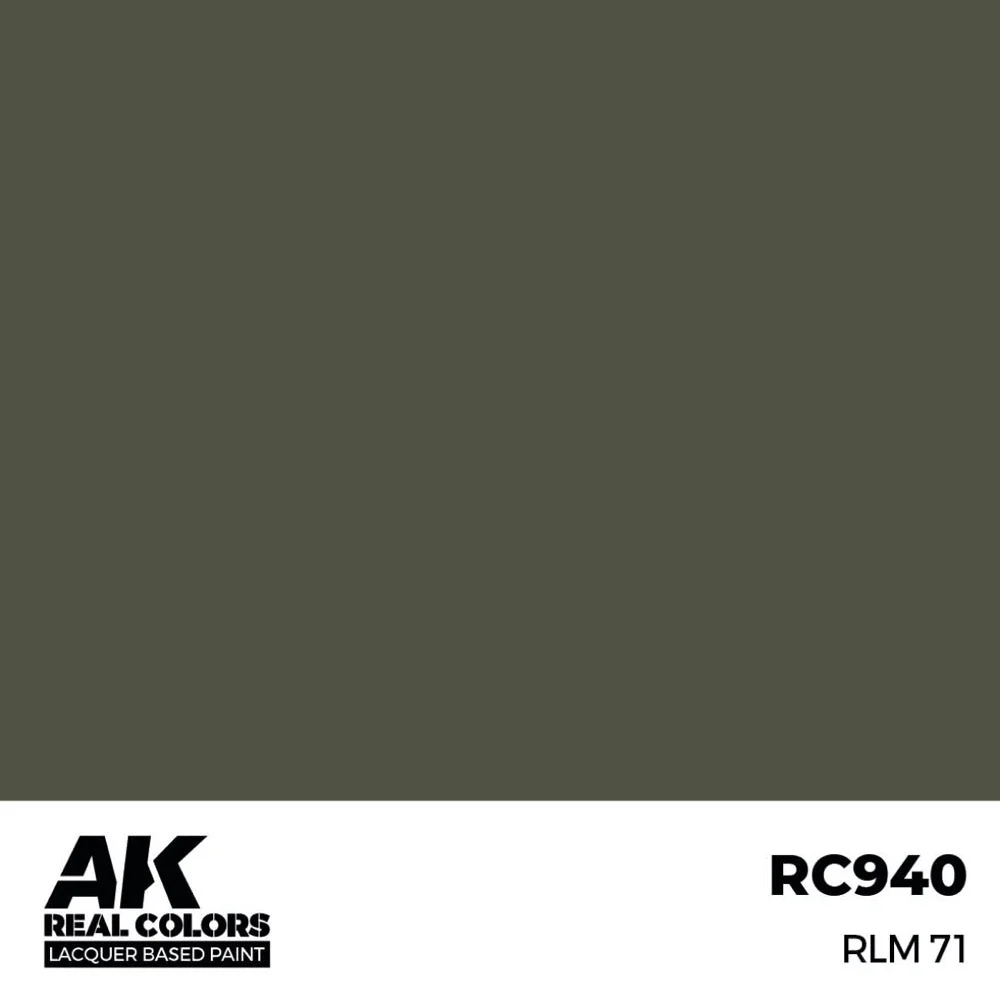 AK Interactive RC940 Real Colors RLM 71 17ml Lacquer Paint - Image 2
