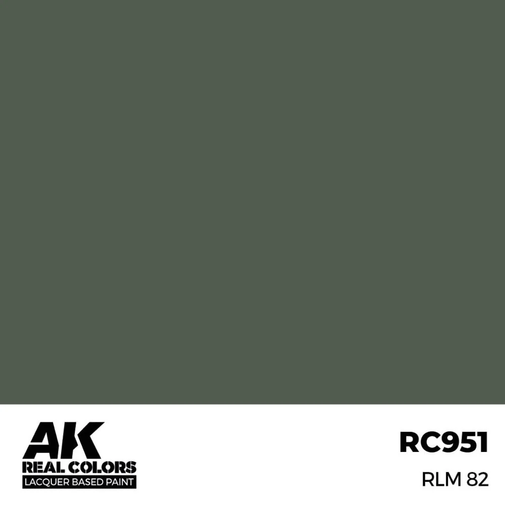 AK Interactive RC951 Real Colors RLM 82 17ml Lacquer Paint - Image 2