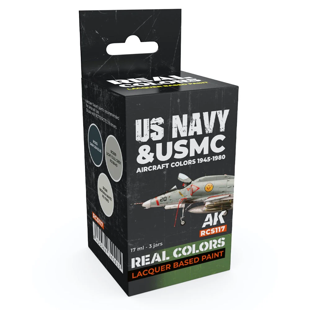 AK Interactive RCS117 Real Colors Set US Navy & USMC Aircraft Colours 1945-1980