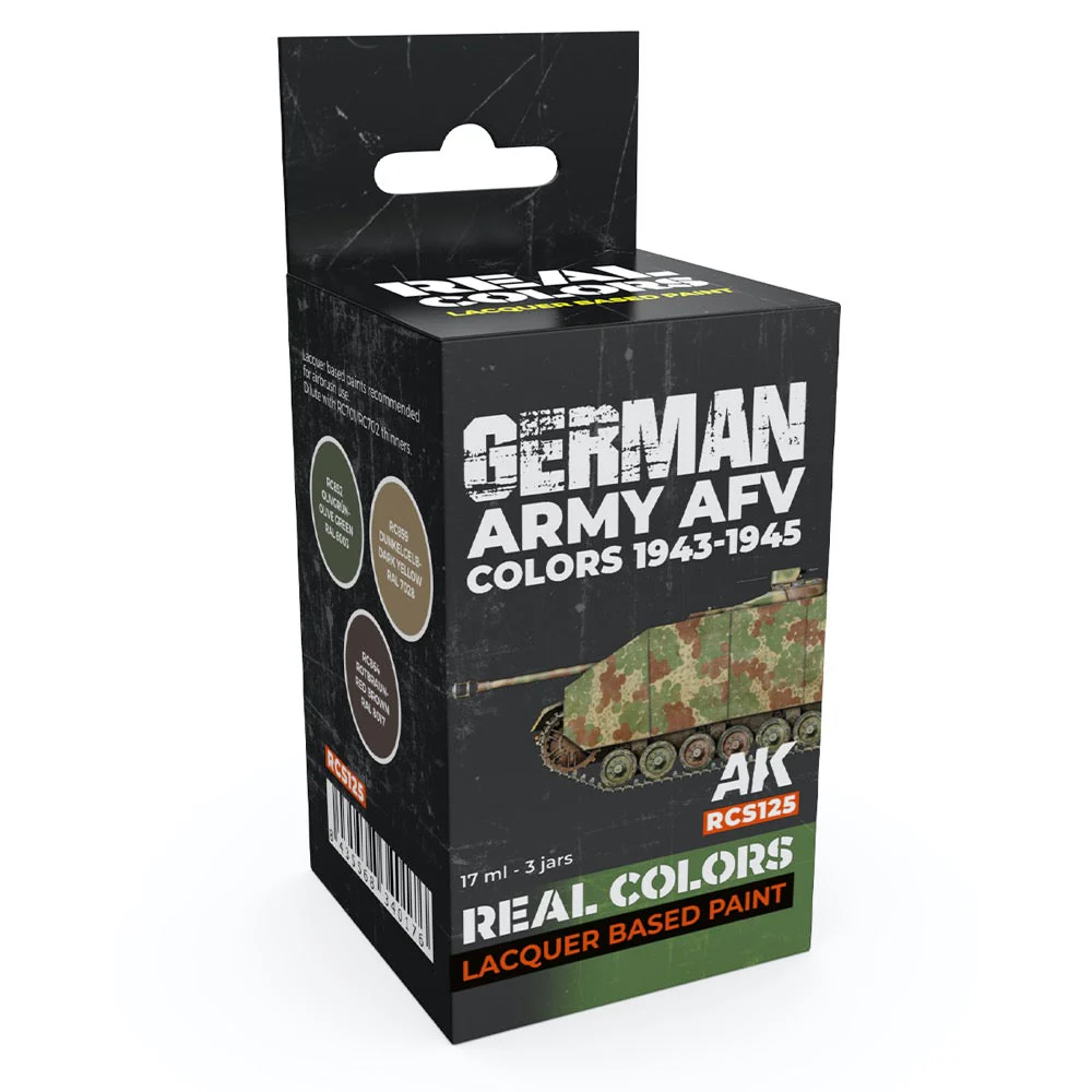 AK Interactive RCS125 Real Colors Set German Army AFV Colours 1943-1945