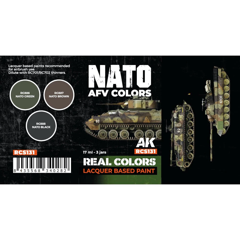 AK Interactive RCS131 Real Colors Set NATO AFV Colours - Image 2