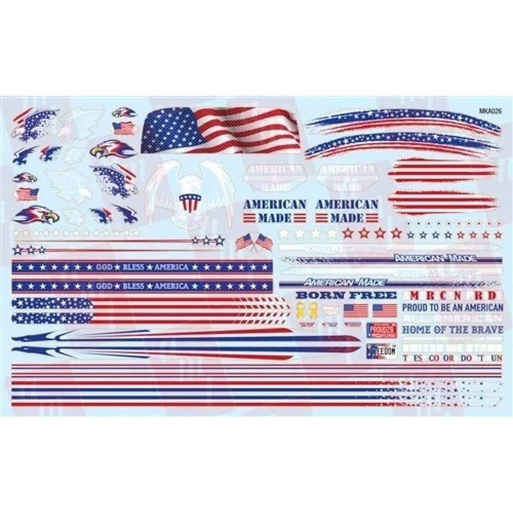 AMT 1/25 All American Graphics Custom Decals - Image 2