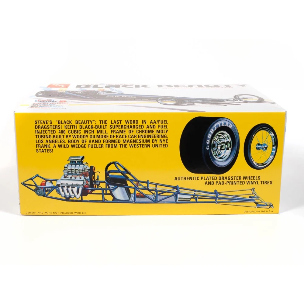 AMT 1214 1/25 Steve McGee Black Beauty Wedge Dragster - Image 4