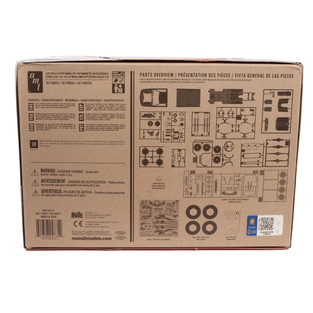 AMT 1252M 1/25 USA-1 Chevy Silverado Monster Truck - Image 5