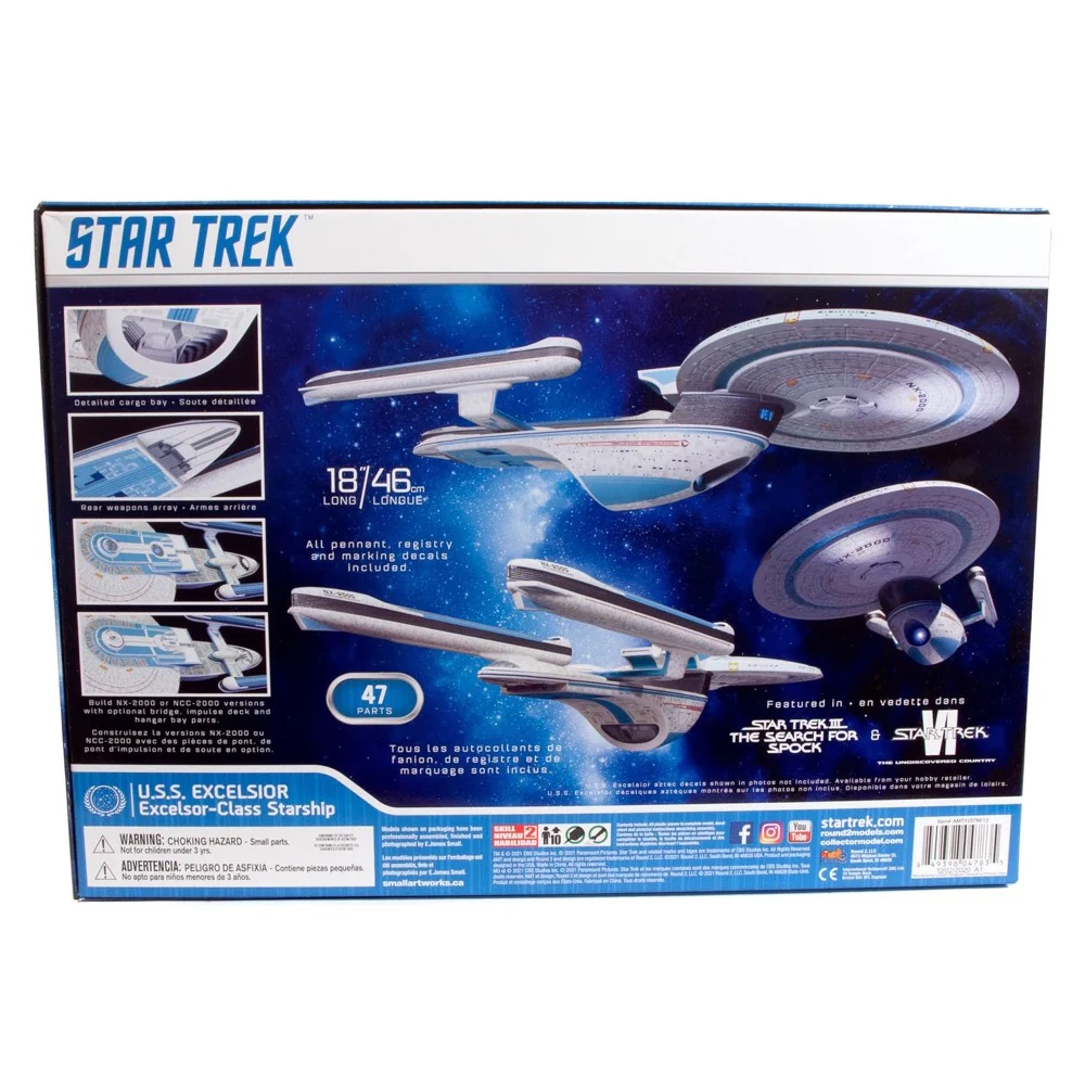 AMT 1257 1/1000 Star Trek U.S.S. Excelsior - Image 3