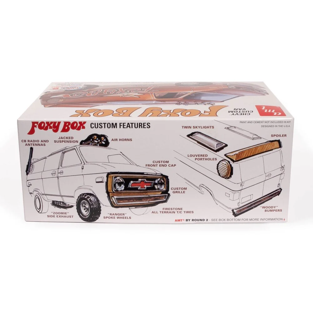 AMT 1265 1/25 1975 Chevy Van "Foxy Box" - Image 3