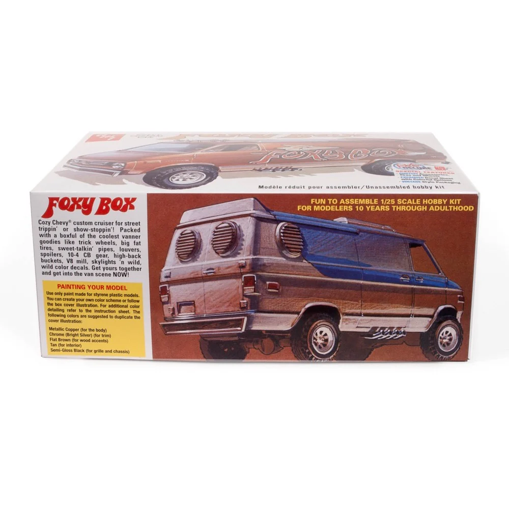 AMT 1265 1/25 1975 Chevy Van "Foxy Box" - Image 4