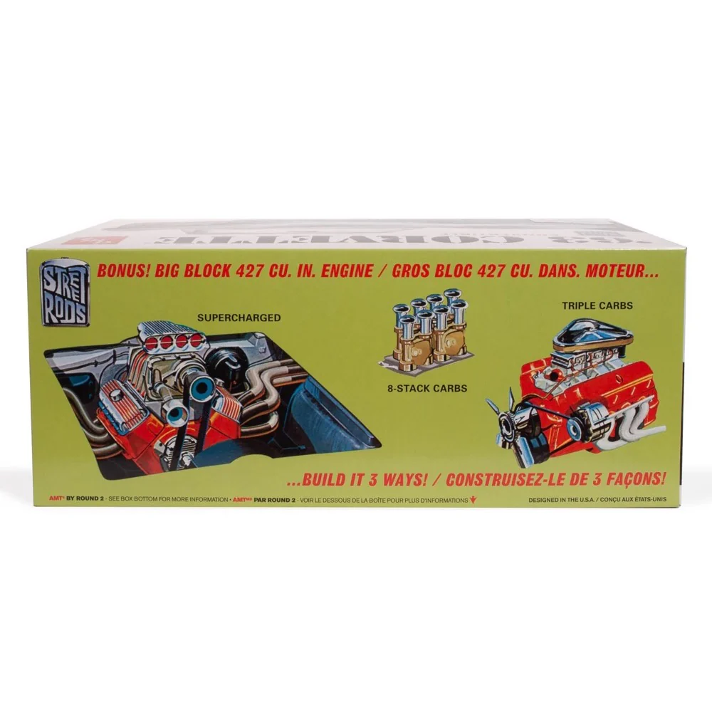 AMT 1335M 1/25 1963 Chevy Corvette Convertible - Image 2