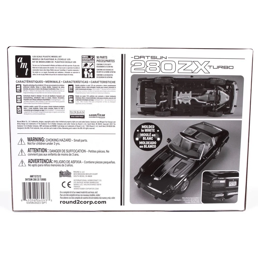 AMT 1372 1/25 1981 Datsun 280 ZX Turbo - Image 4