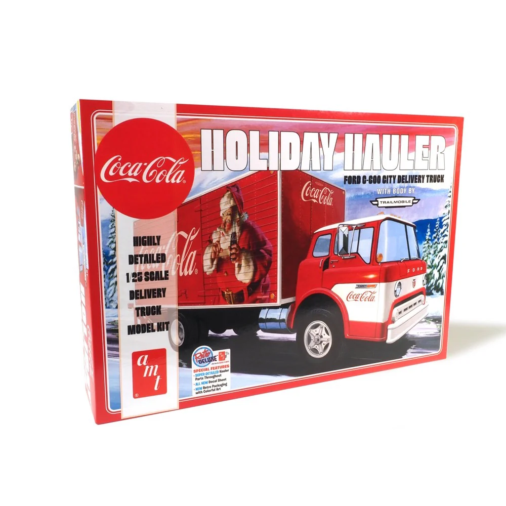 AMT 1459 1/25 Ford C-600 City Holiday Delivery Truck Coca-Cola - Image 2