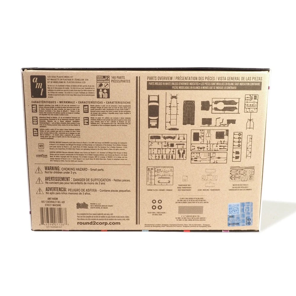 AMT 1460M 1/25 1957 Chevy Bel Air Street Machine - Image 6