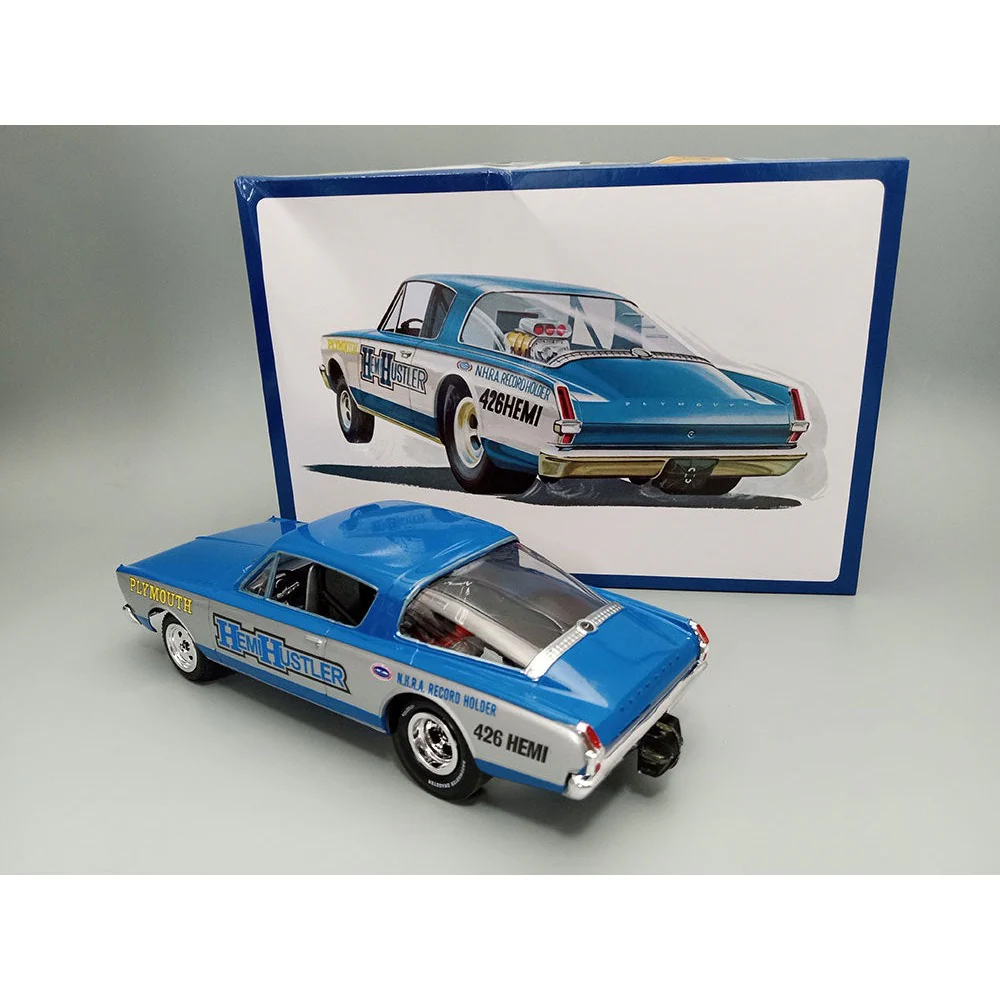 AMT 1464 1/25 1966 Plymouth Barracuda Funny Car "Hemi Hustler" - Image 3