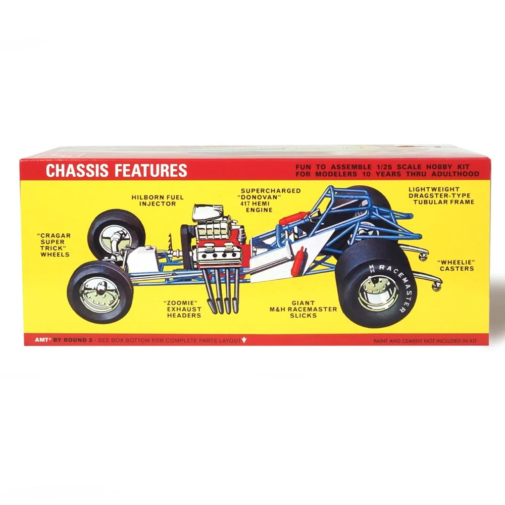 AMT 1473 1/25 "Mopower" Plymouth Funny Car - Image 4