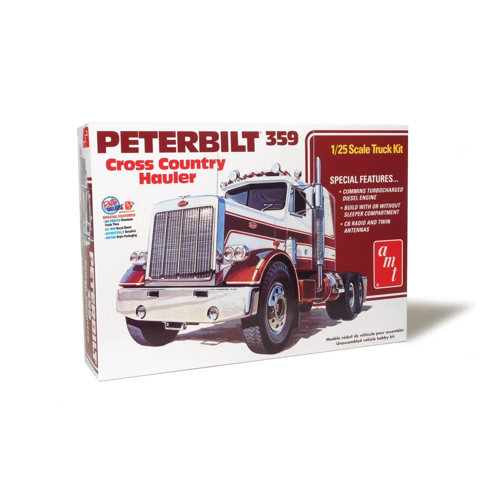 AMT 1477 1/25 Peterbilt 359 "Cross Country Hauler" - Image 2