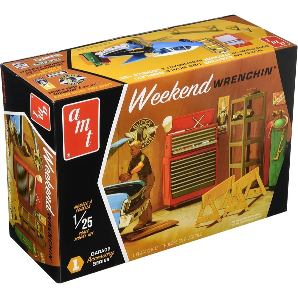AMT PP015M 1/25 Garage Accessory Set No.1 Weekend Wrenchin'
