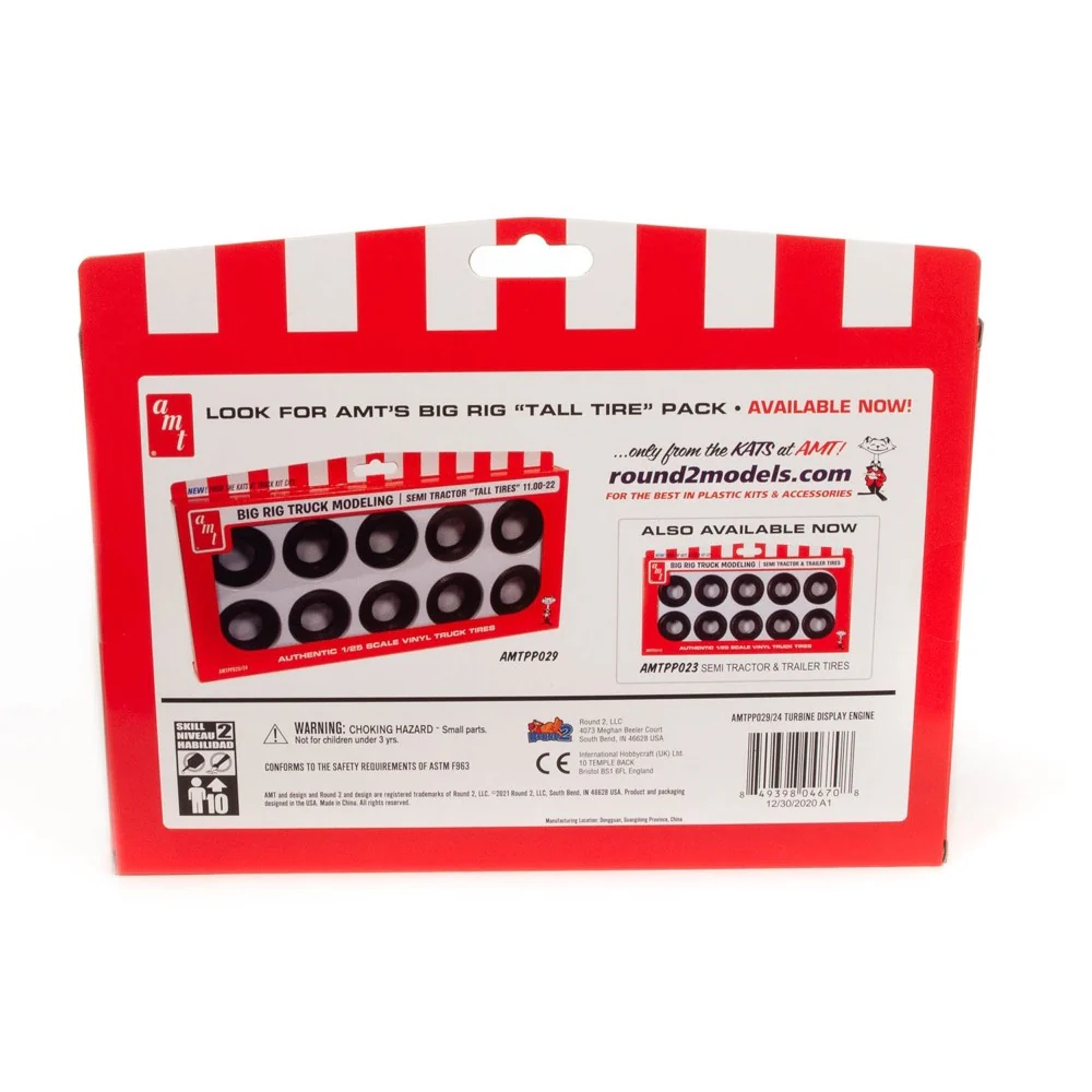 AMT PP029 1/25 Big Rig Turbine Engine Parts Pack - Image 3