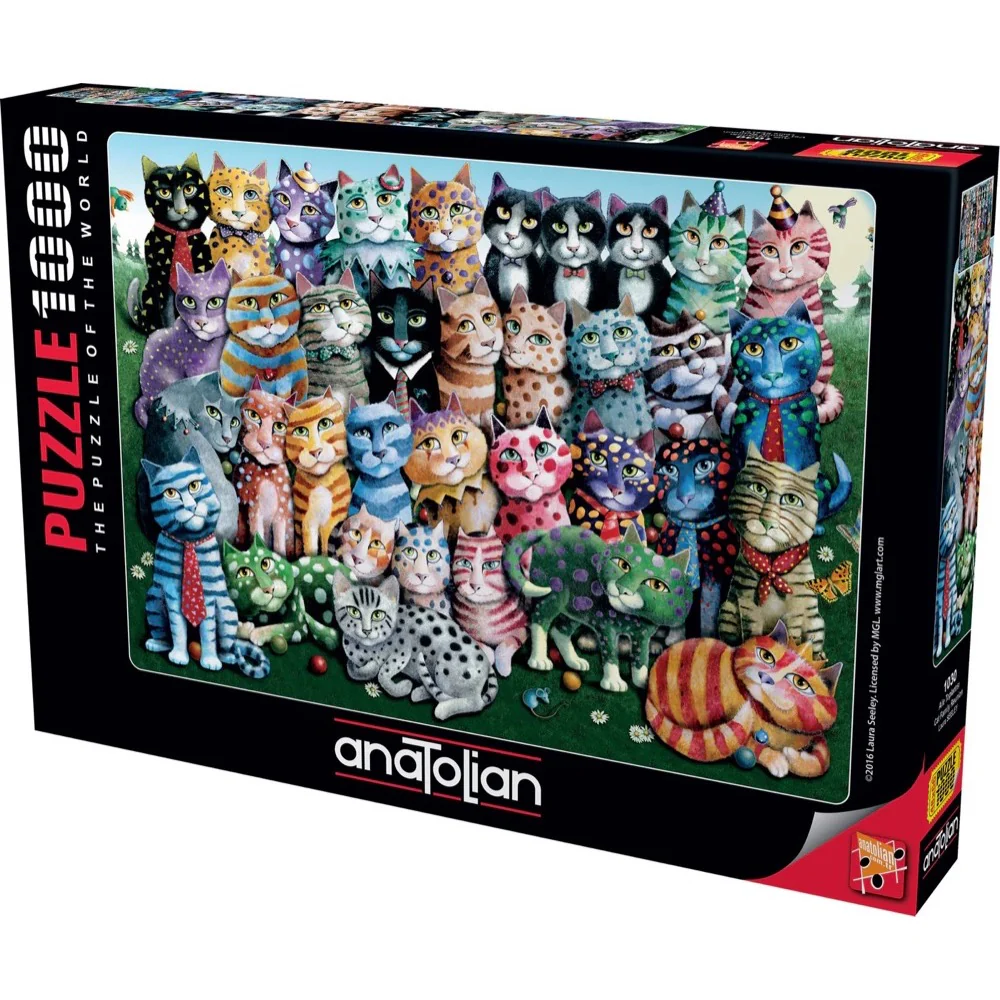 Anatolian Cat Family Reunion 1000pc Jigsaw Puzzle