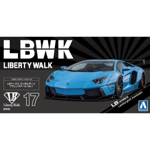 Aoshima 020232 1/24 LB-Works Lamborghini Aventador Ver.1 - Image 4